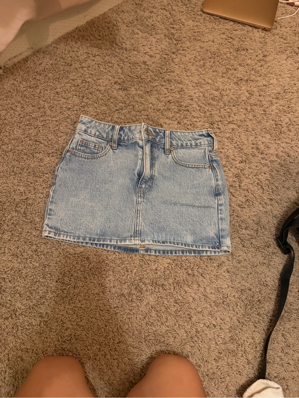 Pacific Sunwear Light Blue Denim Mini Shorts